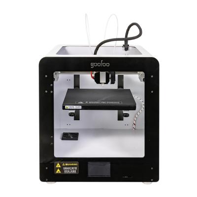 China Double Color / Mix Color Printing Goofoo 3D Printer , Machine 2 TON 3D Printing In 1 Extruder Color 3D Printer 200*200*150mm Printing Size for sale