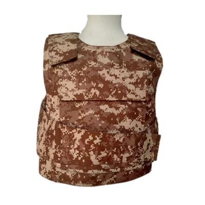 China Adjustable Military Hot Selling Desert Camouflage PE Insert Level 3 Jacket Bulletproof Vest With PE Panel for sale