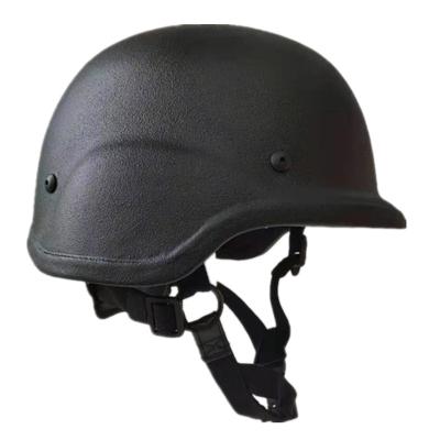 China Tactical Style Safe Black Color Protection PASGT Helmet Level NIJ IIIA PE Bulletproof Helmet for sale