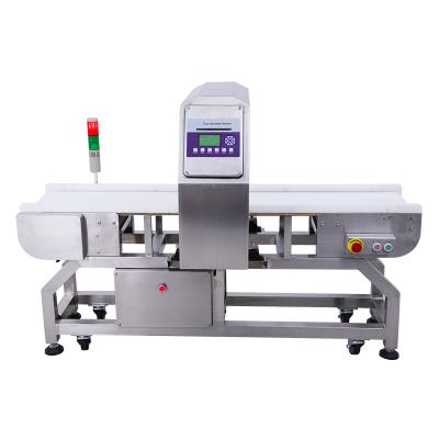 China Intelligent Digital With LCD Display Automatic High Sensitivity Conveyor Belt Metal Detector Rejection For Food Safety for sale