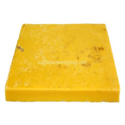 China Food Pharmacy Cosmetics Factory Direct Sale Yellow Color Food Grade Beeswax Block Bulk Granules Cosmetic Beeswax With Low Price for sale