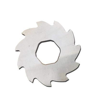 Cina Hotels Size Cheaper Design 2 Shaft Shredder Blades Shredder Spare Parts For Sale in vendita