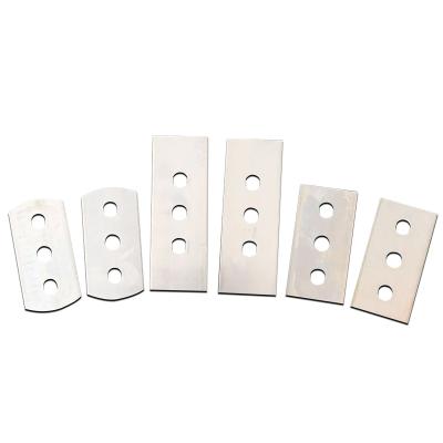 Cina Hotels Three Hole Cutting Blade Lithium Battery Thin Film Cutting Blade in vendita