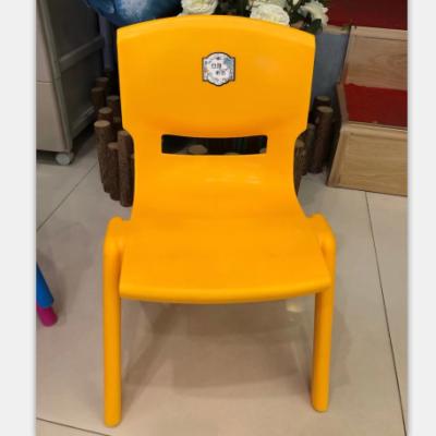 China Child Study Chair Lounge Bench With Backrest Bench Plastic Baby Dining Chair Kindergarten Chair 32*26*28*52cm for sale