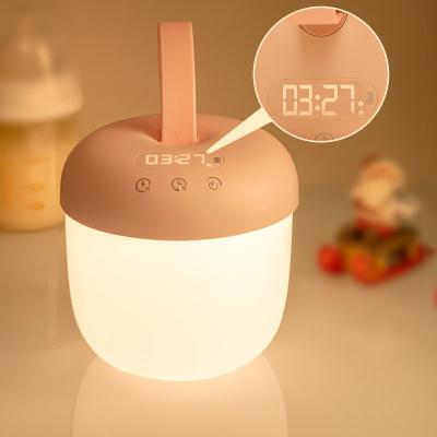 China Modern Kids Bedroom Usb Charge Led Night Light Rechargeable Cute Multiple Color Touch Led Night Light for sale