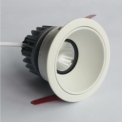 China Modern Wholesale Bedroom Balcony Walkway Anti Glare Downlight Recessed Adjustable Led Downlight for sale