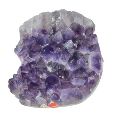 China Natural Europe Gemstone Healing Energy Crystal Cluster Amethyst Freeform Ornament for sale