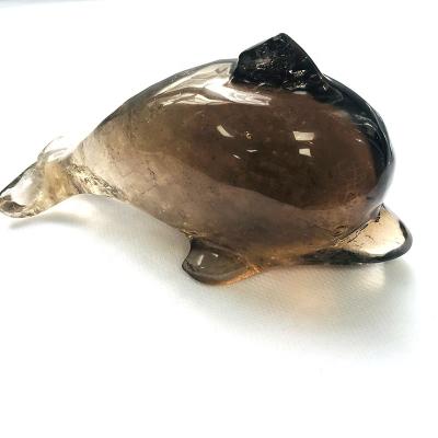 China Wholesale Europe Hand Carved Quartz Natural Animals Crystal Dolphins Fingers For Healing for sale