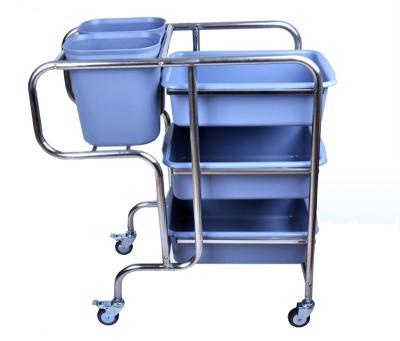 China Multifunctional Consumer Food XinLin Hotel Stainless Steel Rack 18-Tiers New Trolley for sale