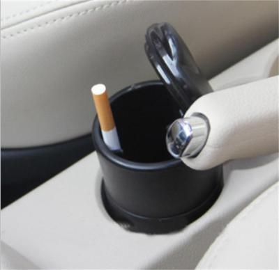 China Car Portable Cigarette Smokeless Ashtray with LED Light for sale