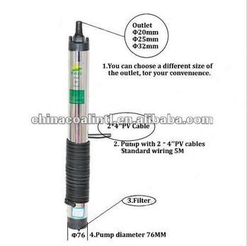 China Solar Submersibel Pump for sale