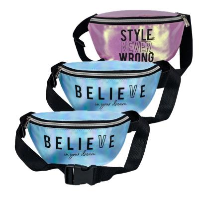 China Fanny Pack Multifunctional Womens Waterproof and Dirt-resistant Water Proof Waist Bag Holographic Fanny Packs New Can Be Designer Customized for sale