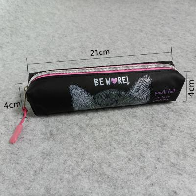 China Fashion\Wholesale Cute Printing Waterproof Small Comfortable\Durable Clog Pencil Pouch Case With Zipper Silicone Case Custom Pencil For Kids for sale