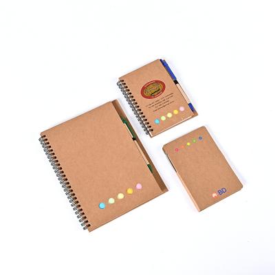 China Design a5 popular hard cover packaging paper notebook diary product spiral notebook for sale