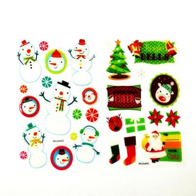 China Eco - Friendly Christmas Gifts Dome Epoxy Sticker With Small Quantity Custom Acceptable Logo for sale