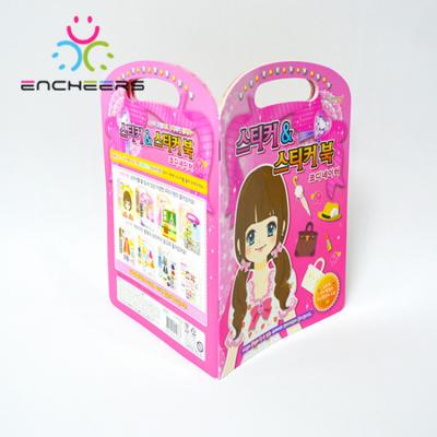 China Custom Cartoon Sticker Removeable Kids Sticker Book Kid Gifts for sale