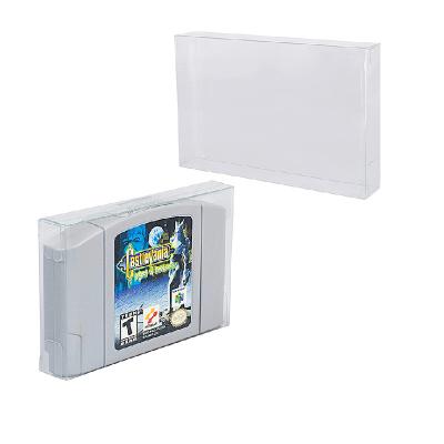 China Wholesale Clear Transparent Acid Proof Game Card Cartridge Box For N64 Games Cart Protector Case Boxes for sale