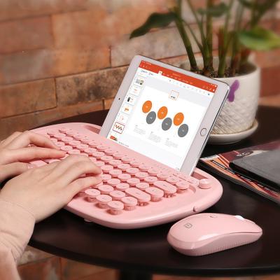 China Windows: 2000/ME/XP (X64) Vista/7/8/10 Mac OS X Dual Mode Wireless Keyboard 2.4G BT V3.0 &5.0 Mobile Phone Tablet Desktop Keyboard (more than V10.4) for ipad for sale