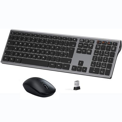 China US&UK Laptop/Tablet/Mobile Phone USB Keyboard Mouse 109 Keys 2.4G Wireless Keyboard and Mouse Set Wireless Keyboard and Mouse Set for sale