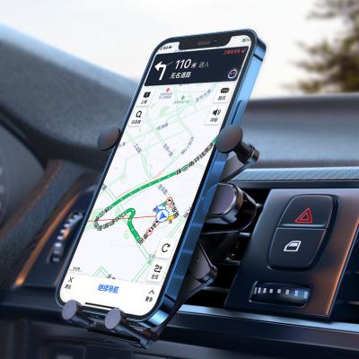 China 2022 creative new car air vent bracket navigation gravity phone bracket car phone lazy bracket car for sale