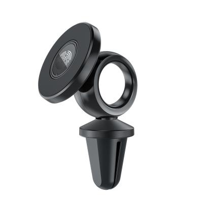 China Magnetic Mobile Phone Holder Car Suction Air Vent Magnet Holder 360 Degree Rotation Navigation Car Holder for sale