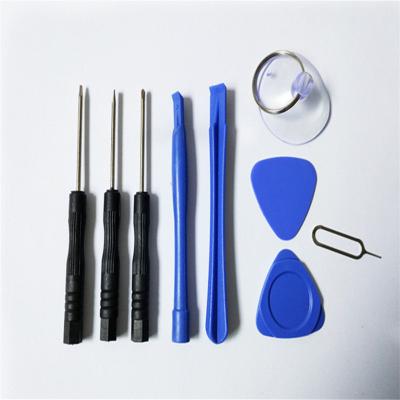 China Mobile Phone Repair Tool Kit Mobile Phone Disassembly Tool Suit for cell phone iphone4 5 6 disassemble tool 9 sets for sale