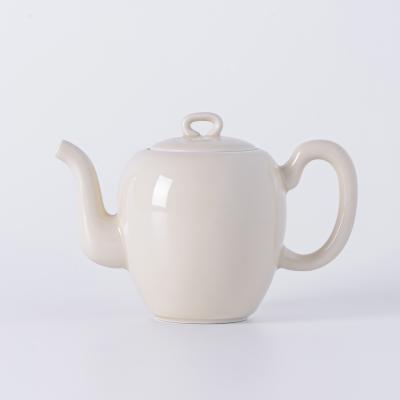 China Jingdezhen kaolin hand drawnwhite sustainable teapot&kongfu tea cup for sale