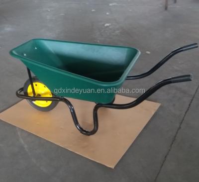 China WB3800 XDY Garden Galvanized Wheel Barrow Ordinary Product Family   Solid Wheel for sale