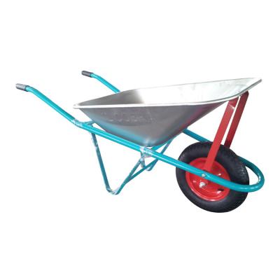 China WB6414W Building Material  Wheel Barrow Wheelbarrow Tray Ordinary Product for sale