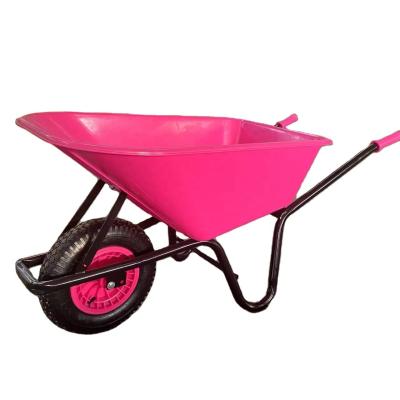 China Plastic Wheelbarrow WB6414  for Europe Market Building Material   Wheelbarrow Tray Ordinary Product for sale