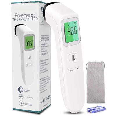 China Touchless Infrared Forehead Thermometer With 2 AAA Batteries And Fever Alarm for sale