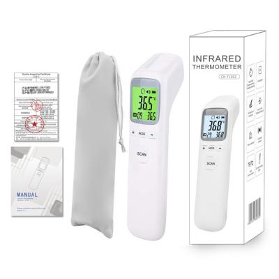 China Non Contact LCD Digital Forehead Infrared Thermometer With Backlight for sale