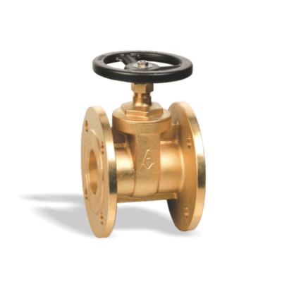 China General 1/4 Brass With Flanged Brass Gate Valves Brass Flanged Gate Valves Valve Manufacturing for sale