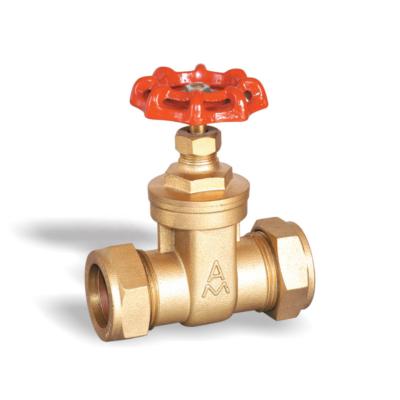 China General Professional Manufactured Gate Valve Handwheel Brass Forged Brass Gate Valve (American Standard) 11/2