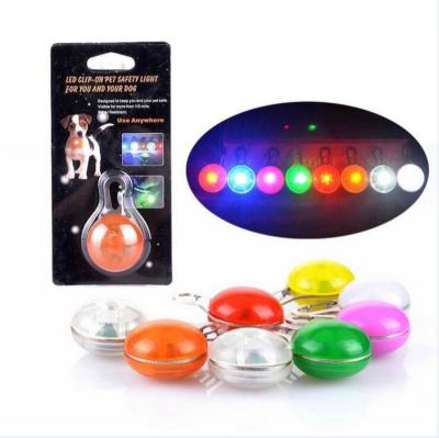 China Sustainable Wholesale Night Safety Christmas Clip-on Flashing Glow Cat Pet Collar Light Tag Led Dog Pendant For Collars for sale