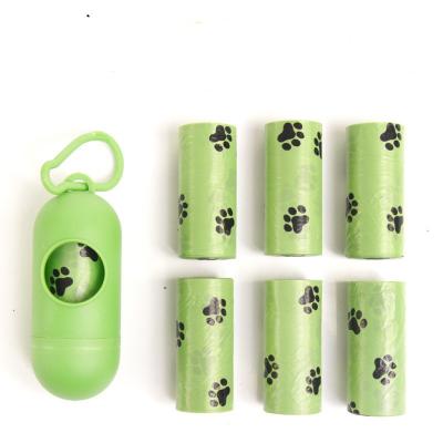 China Sustainable Pet cleaning products Trash box Dog toilet collector Pill dispenser Portable stool bone biodegradable Bin bag for sale