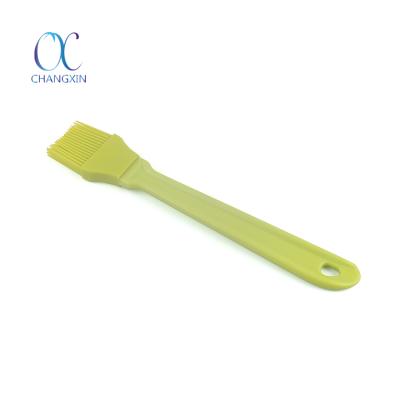 China Sustainable Food Grade Heat Resistant Kitchen Cooking Silicone BBQ Sauce Brush for sale