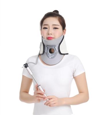 China Amazon New Style Adjustable Popular Physiotherapy Traction Cervical Collar For Neck Support And Protecting for sale