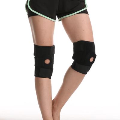 China Adjustable Elasticity Breathable Manufacturer Wholesales High Quality Adjustable Sports Neoprene Knee Brace Support for sale