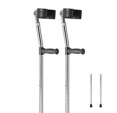 China Lightweight Comfortable Adjustable Aluminum Alloy Forearm Elbow Crutches of Elderly and Disabled People for sale