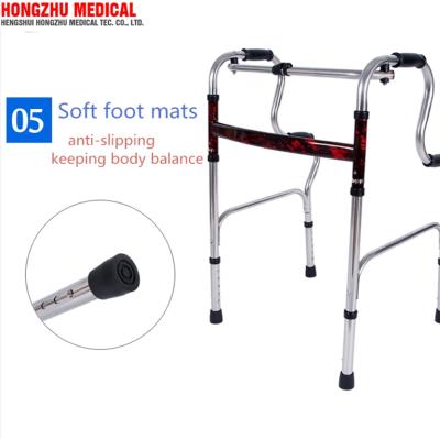 China Different Types Of Foldable And Portable Lightweight Medical Elder Care Walker Disability Rollator for sale