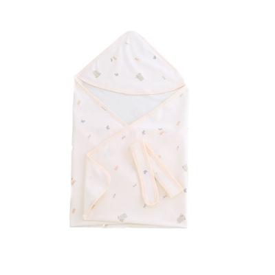 China 100% Active Cotton Receiving Baby Muslin Wrap Blankets Baby Blanket With Hat Newborn Wrap Blanket for sale