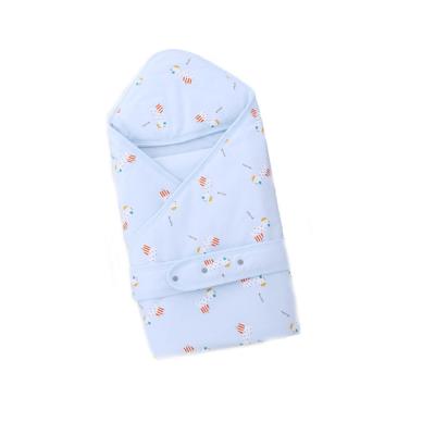 China Active Baby Cotton Thin 100% Cotton Filling Wrap Hood Baby Blanket Newborn Wrap Blanket Blanket for sale