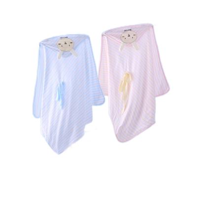 China Active Effect Reusable Breathable Summer Baby Blanket Newborn Baby Wrapped 70% Cotton 30% Aloe Baby Wrap Covering for sale