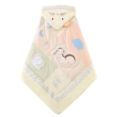 China Thermostatic Wrapped Blanket Breathable Newborn Baby Cotton Padded Removable Thick Wrap Blanket for sale