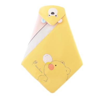 China Breathable Baby Wrap Thermostatic Cotton Wrapped Newborn Blanket Deep Wrap Sleeping Bag Blanket for sale