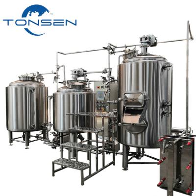 China Hotels 300L 500L Stainless Steel Beer Brewery Equipment For Sale for sale