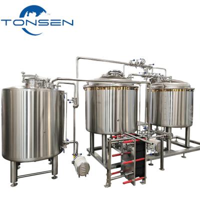 China Hotels 3/5/7 Barrel Craft Beer Brewery Microbrewery Hot Sale Brewing Equipment Tonsen for sale