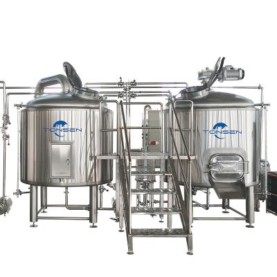 China Brewpub beer brewhouse restaurant brewing equipment 200L 300L 500L 700L 1000L home brewery plant system beer making machine for sale for sale