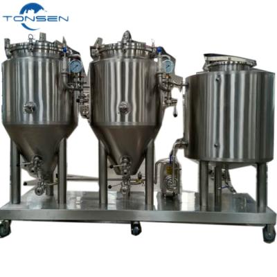 China Building Material Shops 100L Craft Beer Brewery Equipment For Natural Beer Brewing for sale